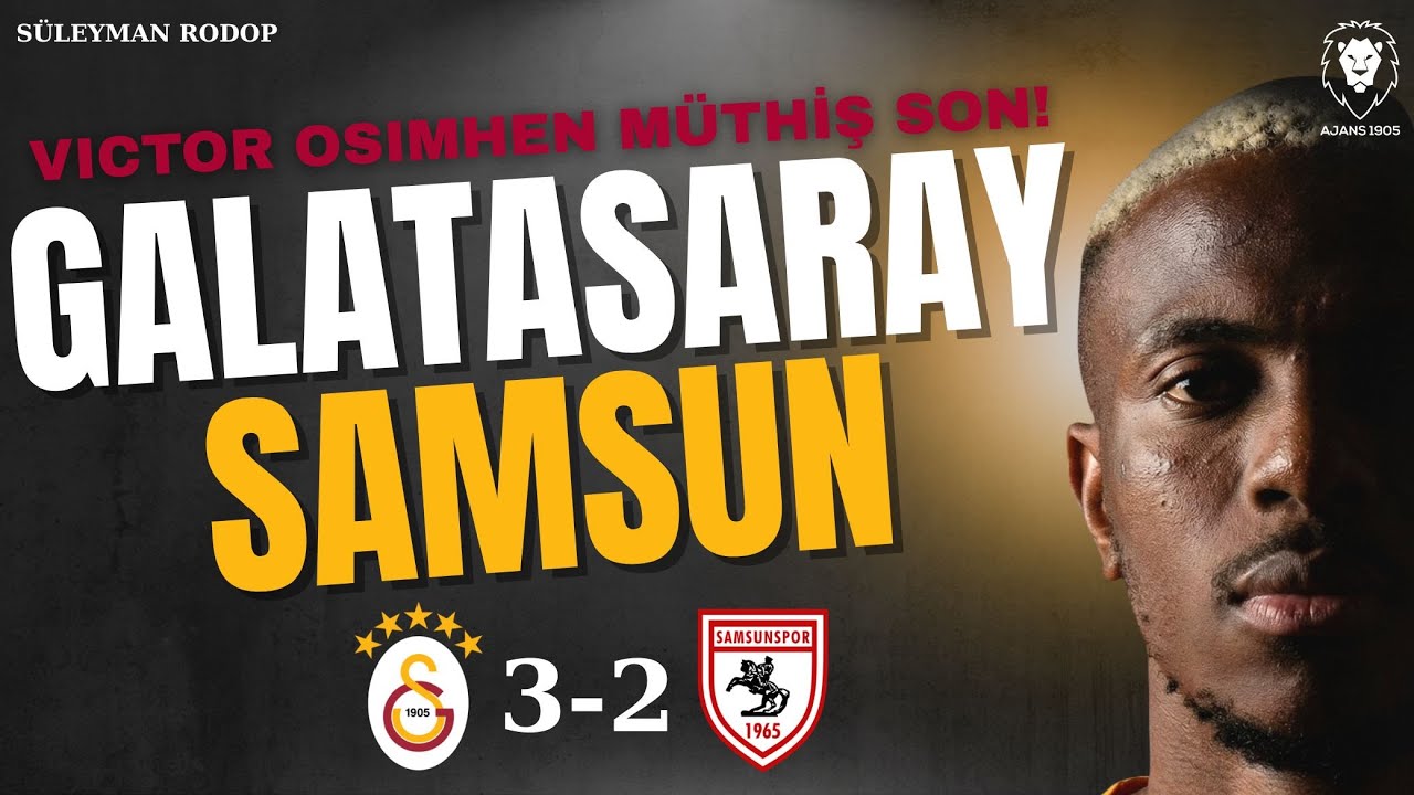Galatasaray - Samsunspor Maç Sonu Canlı Yayını | Maç Analiz | TFF ve Bahis Skandalı Neler Olacak?