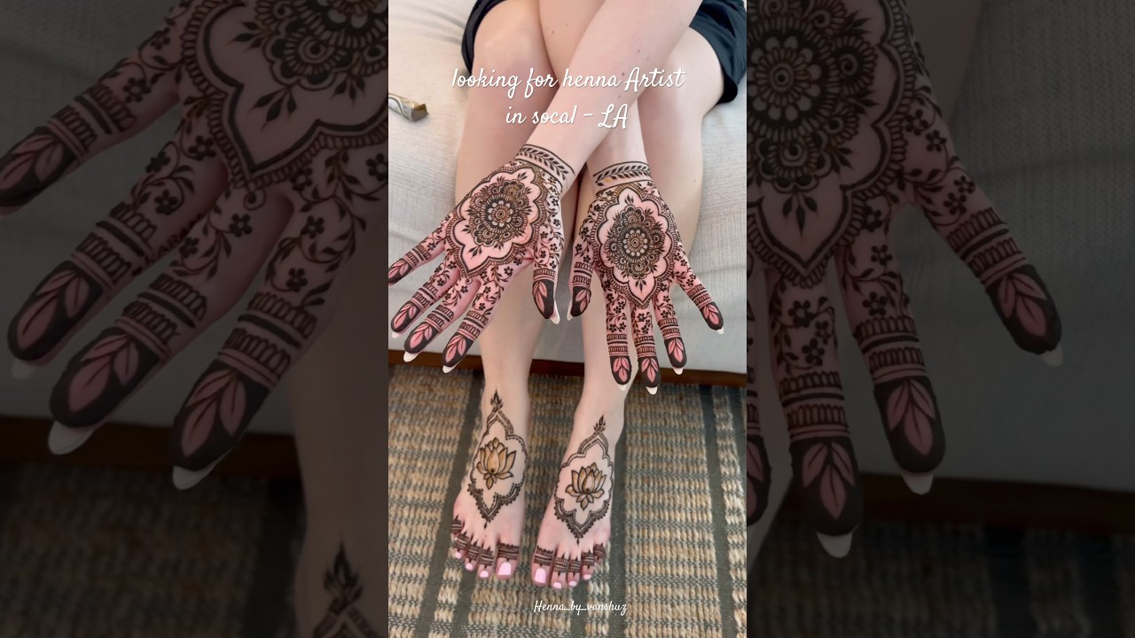 Promotional video thumbnail 1 for Henna by Vanshu'z