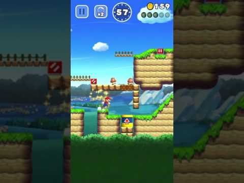 Super Mario Run World 3-3 BLACK COINS Walkthrough