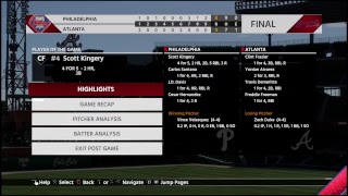 MLB 2020: Phillies (66-59) @ Braves (55-69)