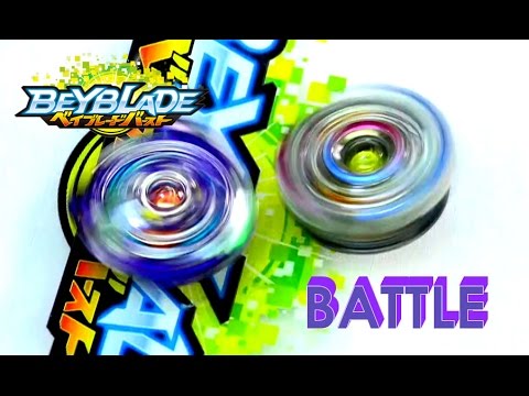 Beyblade Burst ベイブレードバースト B-65 Psychic Phantom P W  Battle 1  VS B 64 Victory Valkyrie T U