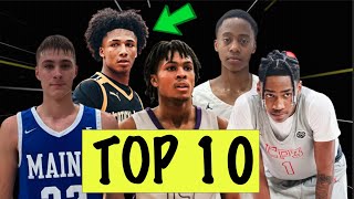 THE TOP 10 HIGH SCHOOL BASKETBALL PLAYERS…