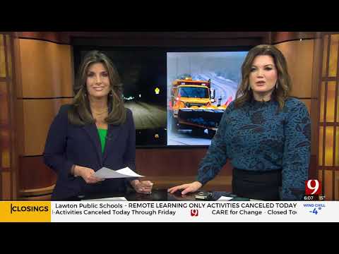 LIVE VIDEO REPLAY | Oklahoma Winter Storm Updates from News 9 (Feb. 3, 2022)