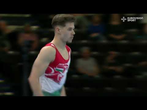 Krisztofer Meszaros. 2025 European Championships. Qual/TF. FX