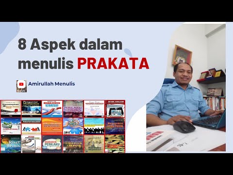 MENULIS PRAKATA