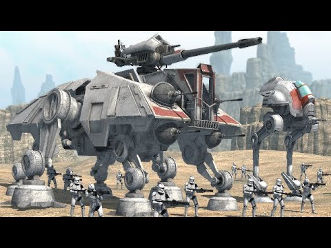 ULTIMATE STAR WARS MOD: Clone Troopers vs CIS Battle Droids! - Men of War: Assault Squad 2