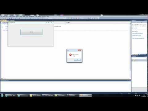 Visual Basic 2010 Hello World Tutorial 1