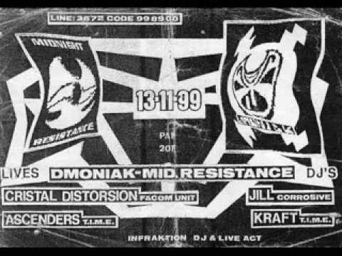 [Exclue BE] Ascenders - Live @ Dmoniak & Midnight Resistance Party in Dome St Ange - Face A - 1999