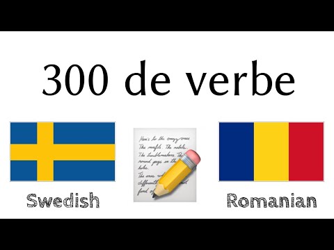 300 de verbe + Citirea și ascultarea: - Suedeză + Română - (Vorbitor nativ)