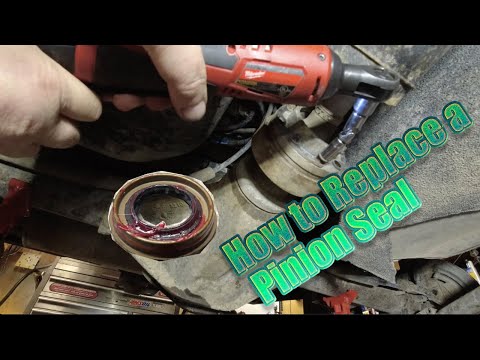 DIY DANA 44 REAR PINION SEAL JEEP JKU HOW TO REPLACE
