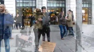 Blind muslim trust experiment - Paris