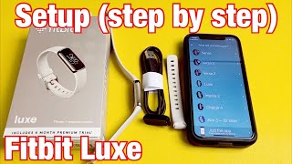 Fitbit Luxe: How to Setup (step by step) on iPhone or Android Phone