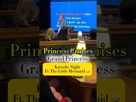 Thumbnail for When Sebastian from ￼The Little Mermaid Appears For Karaoke | Grand Princess | Princess Cruises