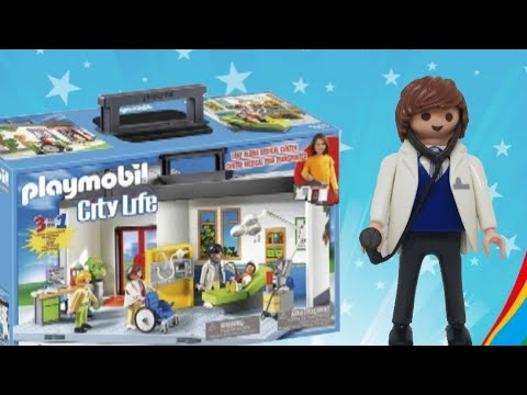 CENTRO MEDICO DE PLAYMOBIL. HOSPITAL PARA JUGUETES #playmobil #juegos #juguetes