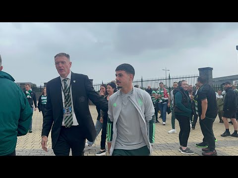 Marco Tilio ARRIVING BEFORE THE CELTIG V Athletic Club GAME !!!