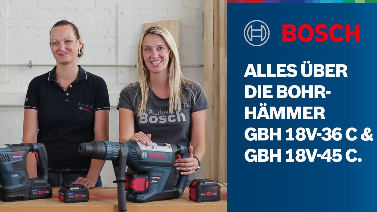 Bosch Professional Akku-Bohrhammer GBH 18V-45 C Biturbo Solo