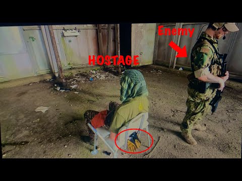 Taken HOSTAGE at Airsoft Milsim (Novritsch DMR gameplay)