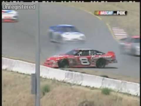 NCS 2002 Sonoma: Earnhardt Jr crash
