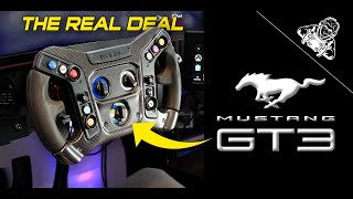 REAL Mustang GT3 wheel! But is REAL good enough for sim racers? VPG GT3 Mustang Review!