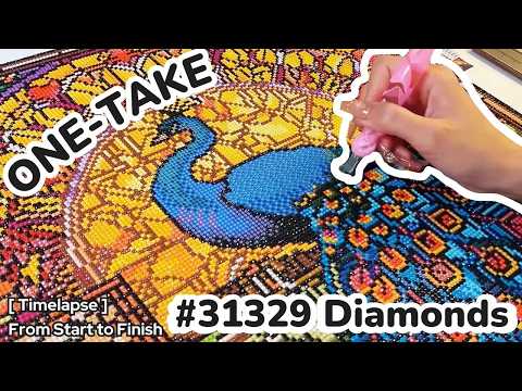 Full Diamond Painting Timelapse💎Diamond Painting Pro Kits✨Ultimate Relaxation | No Talking