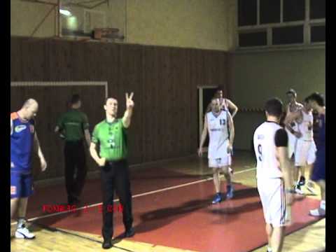 Liga Okręgowa Koszykówki 2010-2011 play-off  2 mecz  FOXBERG Częstochowa - OSiR Kłobuck 1 kwarta