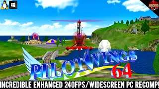 You Need To Play This New Pilotwings 64 Recomp #pilotwings #remasteredgames #fangame