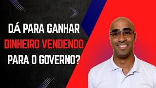 Dá para ganhar dinheiro vendendo para o Governo?