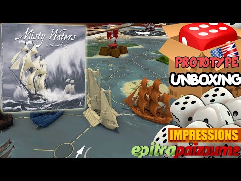 Misty Waters At the Edge of World - Prototype Unboxing & Impressions (EN) by Epitrapaizoume
