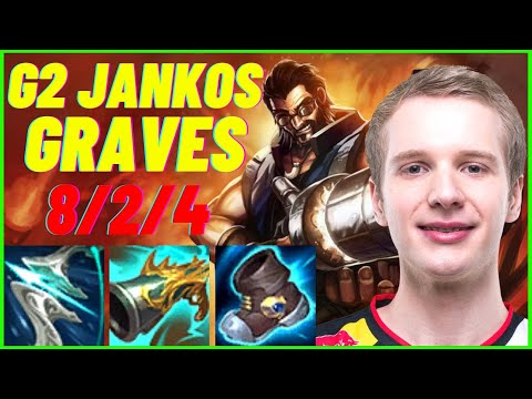 G2 JANKOS PLAYS GRAVES VS NIDALEE |EUW MASTER PATCH 11.1| [League of Legends] Full Gameplay