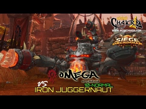 Omega vs Iron Juggernaut 10 Normal - Siege of Orgrimmar Patch 5.4
