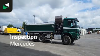 Mercedes-Benz Arocs 3342 Arocs 6X6 NL-Truck HMF 1643 Z-Crane Kran Steering Axl dump truck for sale - Image 4 | Autoline US Mercedes-Benz Arocs 3342 Arocs 6X6 NL-Truck HMF 1643 Z-Crane Kran Steering Axl dump truck | Image 4 - Autoline