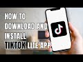 How To Download And Install TikTok Lite App