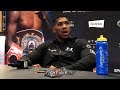 ANTHONY JOSHUA REACTS TO TYSON FURY SIGNING WITH ESPN & TOP RANK