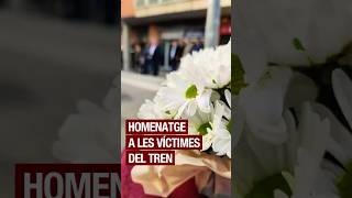 Homenatge a les víctimes del tren