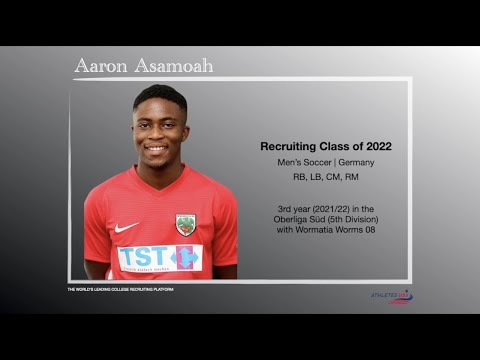 Men's Soccer | RB, LB, CM, RM | Aaron Asamoah, Germany | Highlight Video | Recruit 2024
