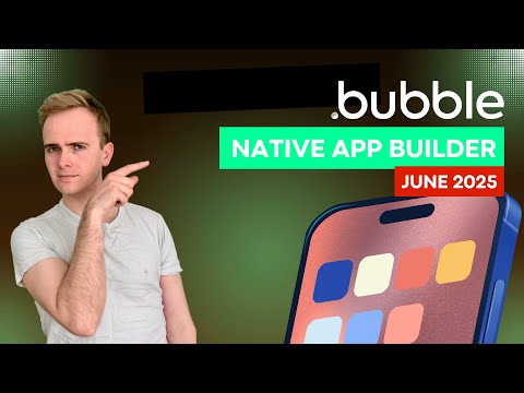 Build NATIVE Mobile Apps Without Coding with Bubble.io! thumbnail