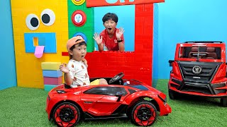 Car Wash for Kids Activity with Car Toys Color Change Play