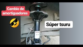 como cambiar los amortiguadores del tsuru. lean la descripción antes de empezar!
