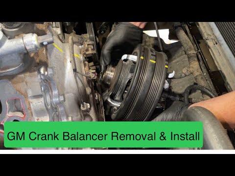 GM Balancer Removal and install Yukon, Tahoe, Suburban, Silverado, Sierra, Escalade 6.2L, 5.3L