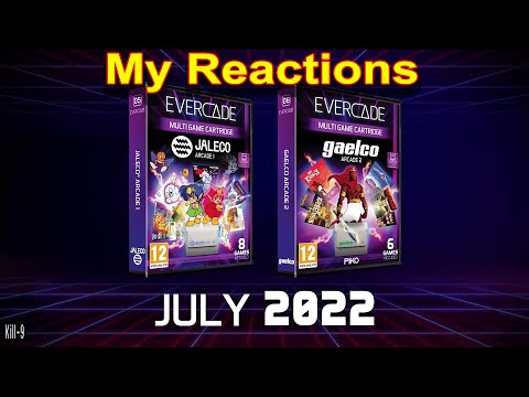 Evercade VS Jaleco Arcade 1 and Gaelco Arcade 2 Trailer - My Reactions - 2 New Carts Announced