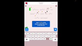 Cryptogram: The Solution For Level 100! - Step by Step Word Brain Puzzle