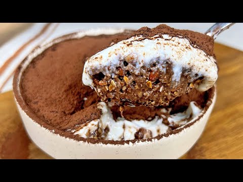 Oatmeal - Tiramisu! The best tried and tested breakfast recipe. Incredibly delicious