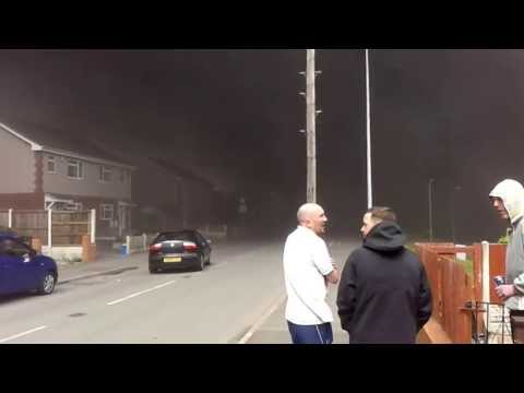 Mainetti Fire, Greenfield, Flintshire, 24 May 2013