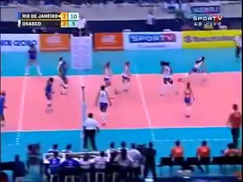 Rally de vôlei (Rio de janeiro x Osasco)