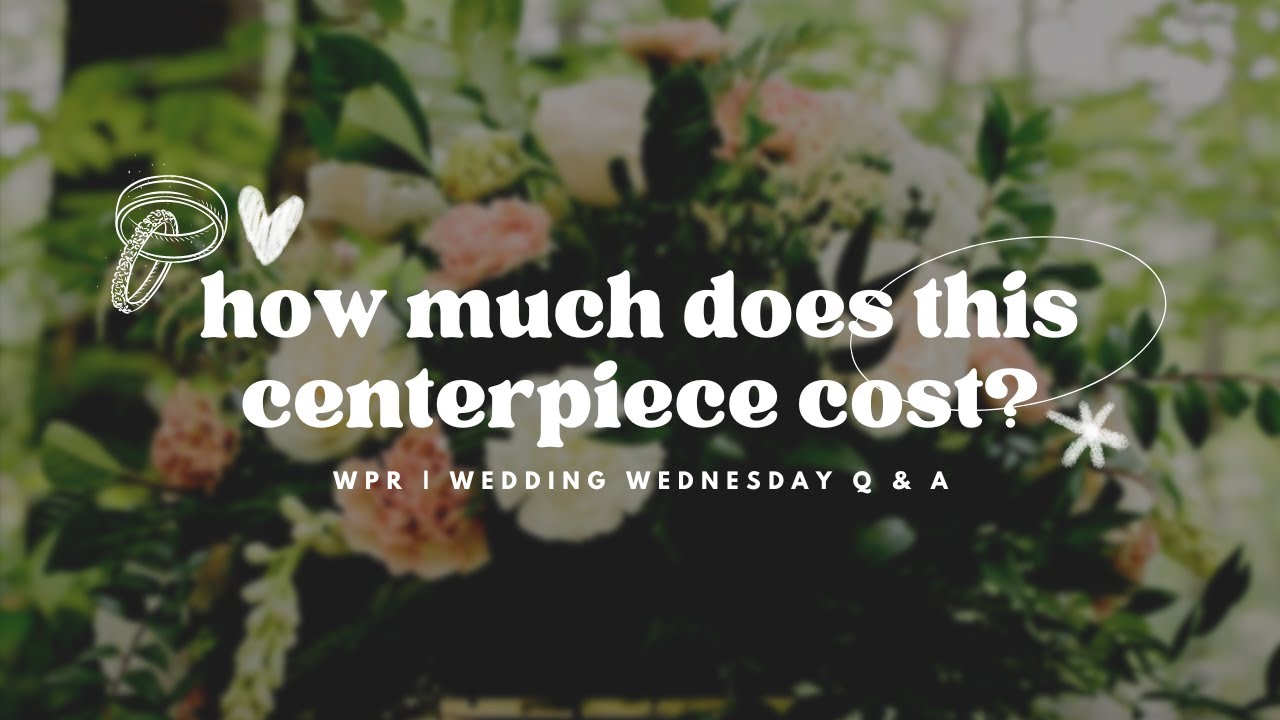 How Much Do Tall Wedding Centerpieces Cost