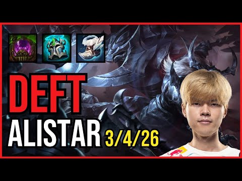DEFT - ALISTAR vs. LEONA Support | KR MASTER | PATCH 11.1