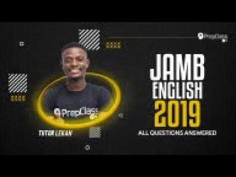 Q1 to Q5 2019 JAMB ENGLISH PAST QUESTIONS ANSWERED!!!
