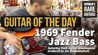 Video thumbnail for Guitar of the Day: 1969 Fender Jazz Bass Sunburst | Norman's Rare Guitars by Normans Rare Guitars