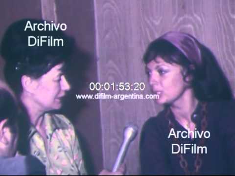 Jirina Bohdalova (actriz checa) visita Buenos Aires 1980