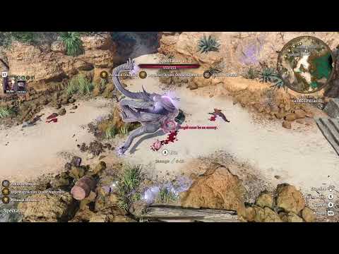 PolyDom’d Spectator vs. Iron Flask: Bite, Eye Rays, Jump